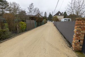 Photo chantier travaux publics, aménagement, maconnerie, par la société Clément TP de Sologne à Salbris - Loir-et-Cher 41